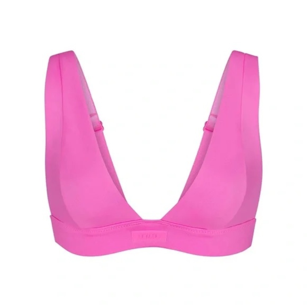 SKIMS SIGNATURE SWIM PLUNGE BIKINI TOP